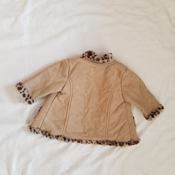 Camel Animal Print Coat - Picture 3 of 3